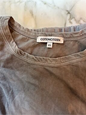 Cotton Citizen Tank Top in Taupe Gray